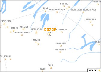 map of Pāzar