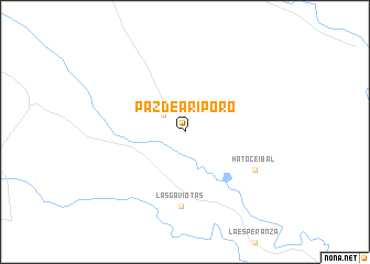 map of Paz de Ariporo