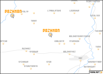 map of Pazhman
