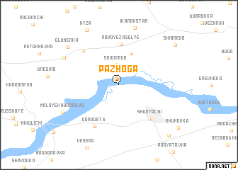 map of Pazhoga