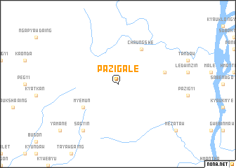 map of Pazigale