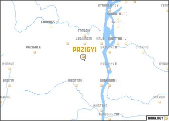 map of Pazigyi