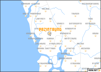 map of Pazintaung