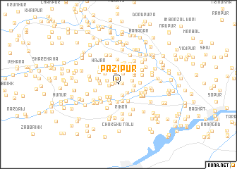 map of Pāzipur