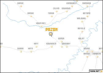 map of Pazom