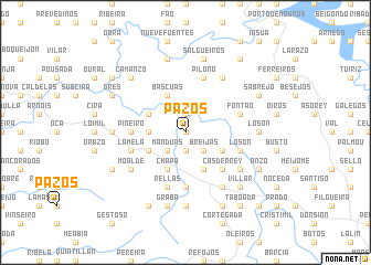 map of Pazos