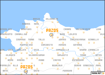 map of Pazos