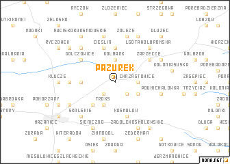 map of Pazurek