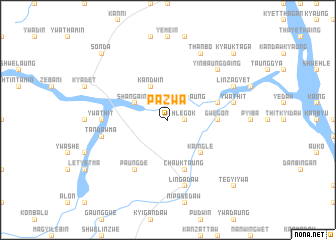 map of Pazwa