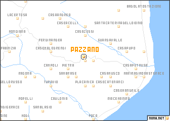 map of Pazzano