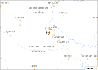 map of Paz