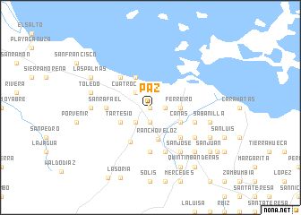 map of Paz