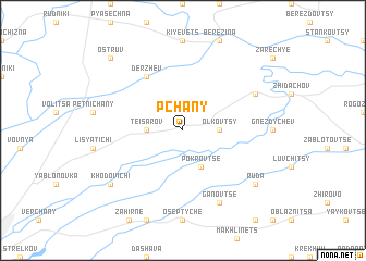 map of Pchany