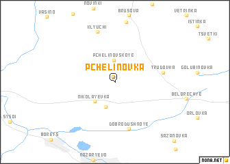 map of Pchelinovka