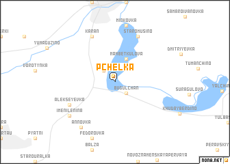 map of Pchëlka