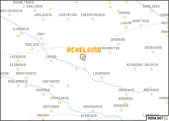 map of Pchëlkino