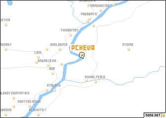 map of Pcheva