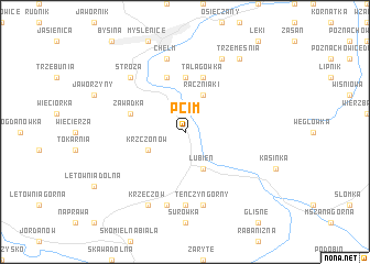 map of Pcim