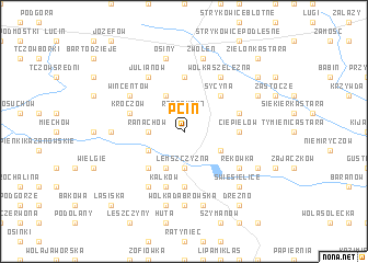 map of Pcin