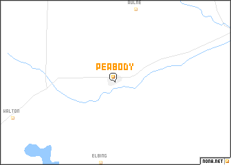 map of Peabody