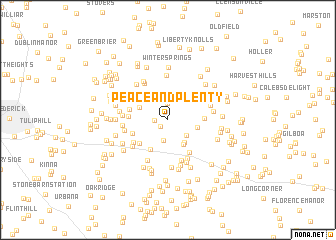 map of Peace and Plenty