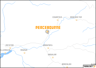 map of Peacebourne