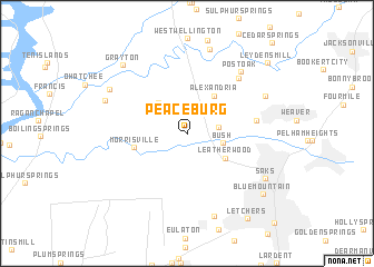 map of Peaceburg