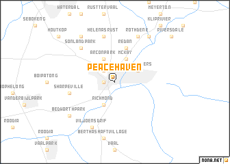 map of Peacehaven