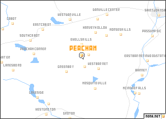 map of Peacham