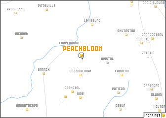 map of Peach Bloom