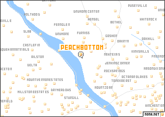 map of Peach Bottom