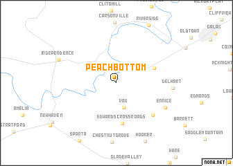 map of Peach Bottom