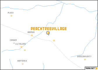 map of Peach Tree Village