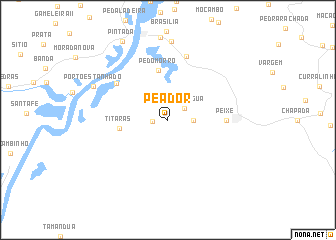 map of Peador