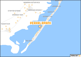 map of Peahala Park