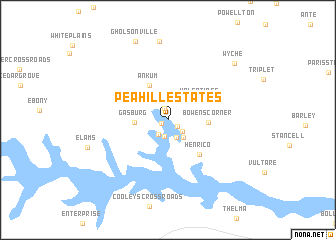 map of Pea Hill Estates