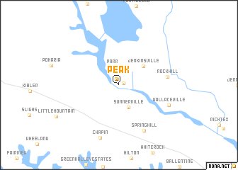 map of Peak