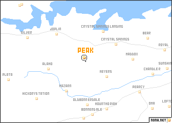 map of Peak