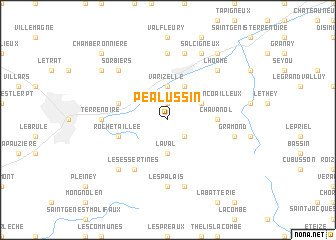 map of Pealussin