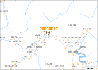 map of Peanonet