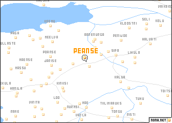 map of Peanse