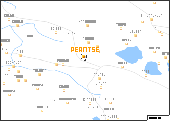 map of Peantse