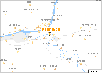 map of Pea Ridge