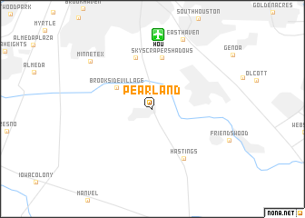 map of Pearland