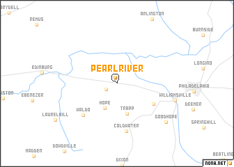 map of Pearl River