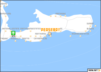 map of Pease Bay