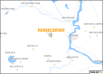 map of Pease Corner