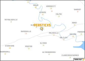 map of Peasticks