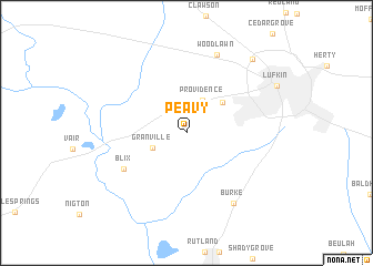 map of Peavy