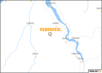 map of Pebas Real